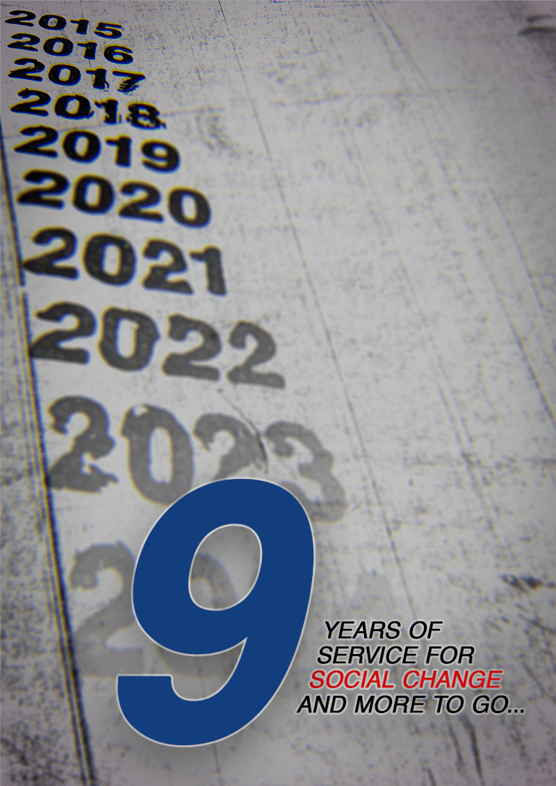 9 years of service for social change - annual report 2023 - csc